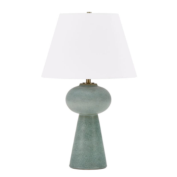 Uttermost Elwyn Light Dusty Blue Glaze Table Lamp