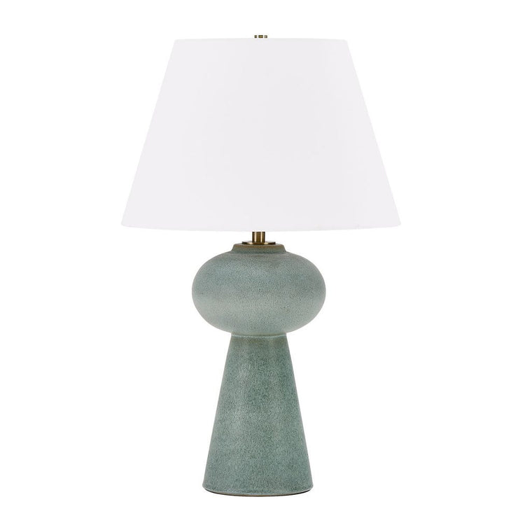 Uttermost Elwyn Light Dusty Blue Glaze Table Lamp