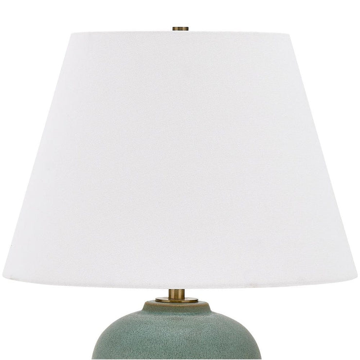 Uttermost Elwyn Light Dusty Blue Glaze Table Lamp