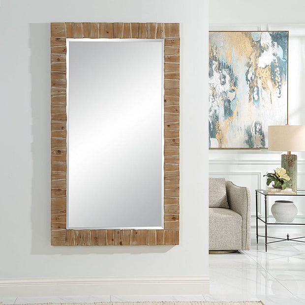 Uttermost Ayanna Coastal Light Gray Wash  Mirror