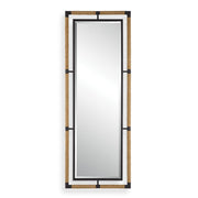 Uttermost Melville Natural Rope And Rust Black Tall Mirror
