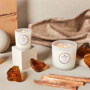 Voluspa Suede Blanc Boxed Luxe Candle ~30oz