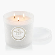Voluspa Suede Blanc Boxed Luxe Candle ~30oz