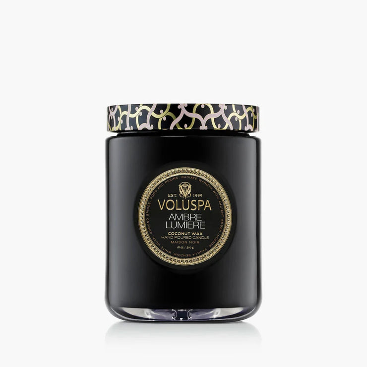 Voluspa Amber Lumiere Large Jar Candle ~ 18oz