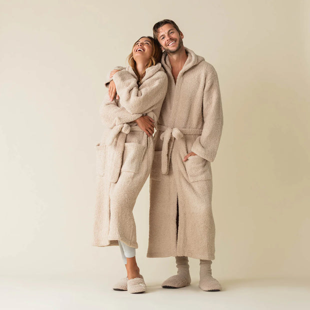 Kashwere Plush Wheat Closed Toe Spa Slippers