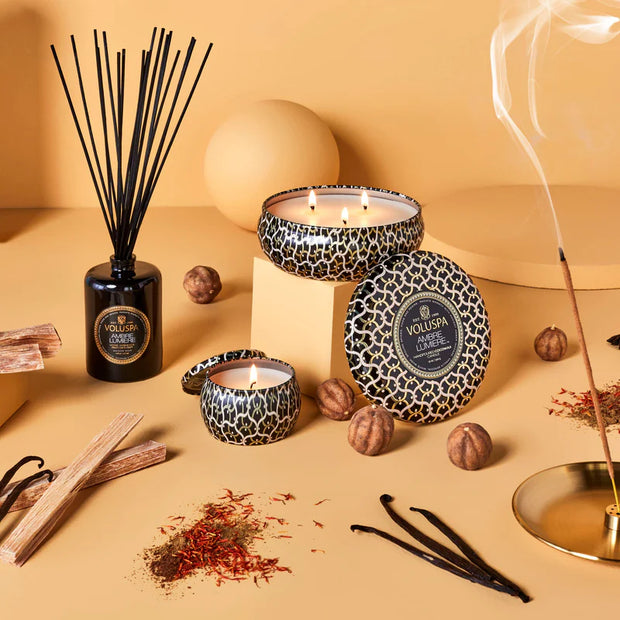 Voluspa Amber Lumiere Reed Diffuser