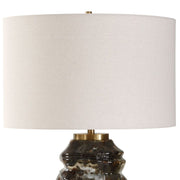 Uttermost Cuoco Chocolate Browns And Off- Whites Table Lamp