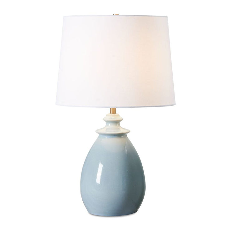 Uttermost Lorene Light Blue Glaze Table Lamp