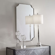 Uttermost Lennox Polished Nickel Mirror