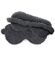Kashwere Ultra Soft Midnight Grey Plush Sleep Eye Mask