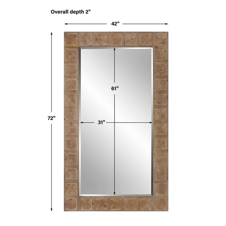 Uttermost Ranahan Rustic Farmhouse Mirror