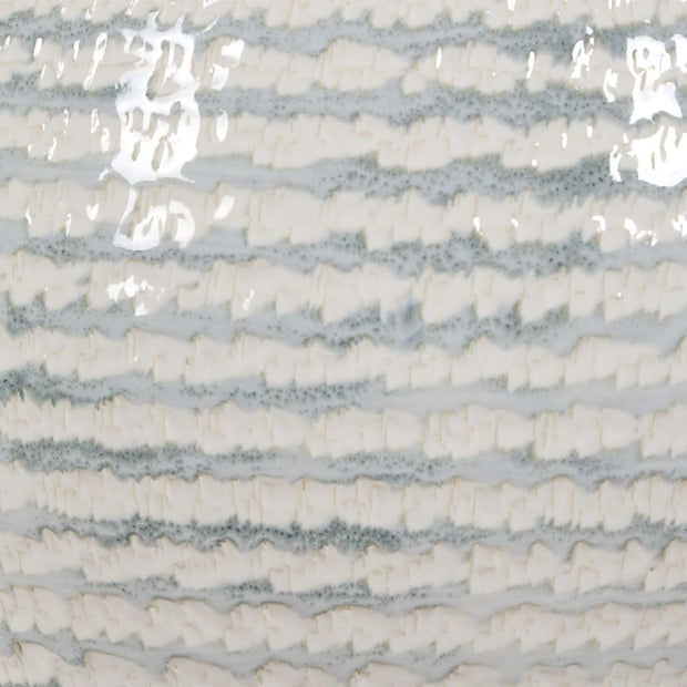 Uttermost Clary White And Gray Striped Table Lamp