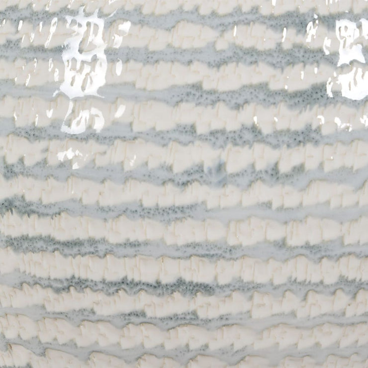 Uttermost Clary White And Gray Striped Table Lamp