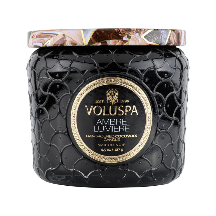Voluspa Amber Lumiere Petite Jar Candle ~ 4.5oz