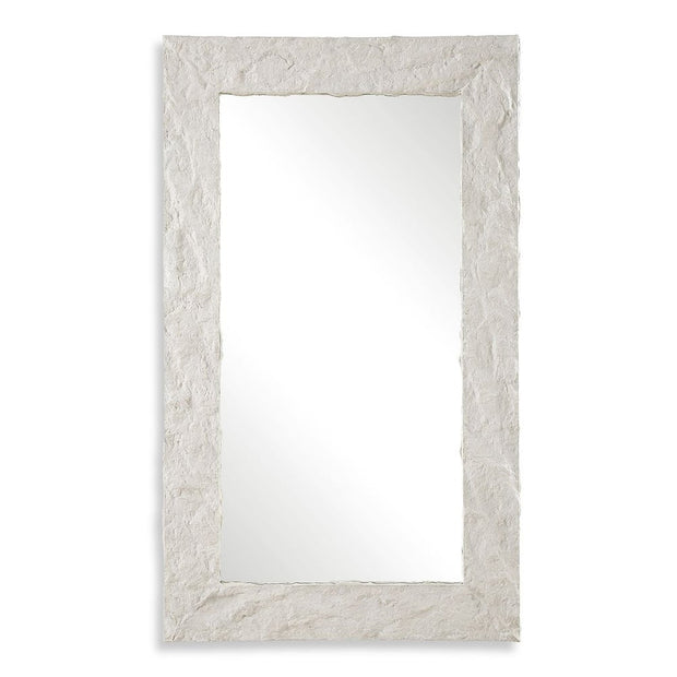 Uttermost Quarry Rustic Aged Ivory Rectangle Mirror