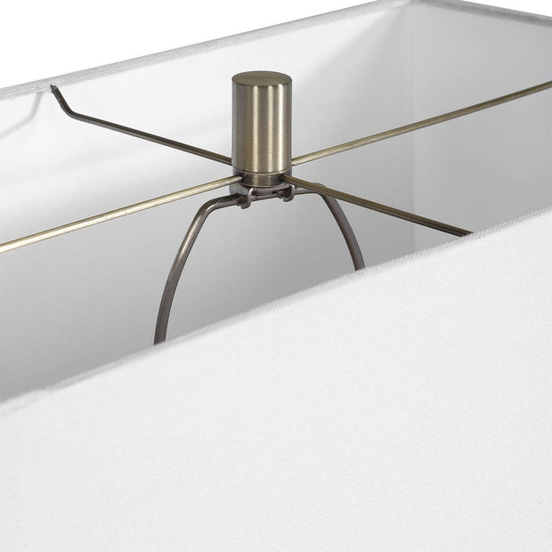 Uttermost Altaria Satin Black Textured Table Lamp