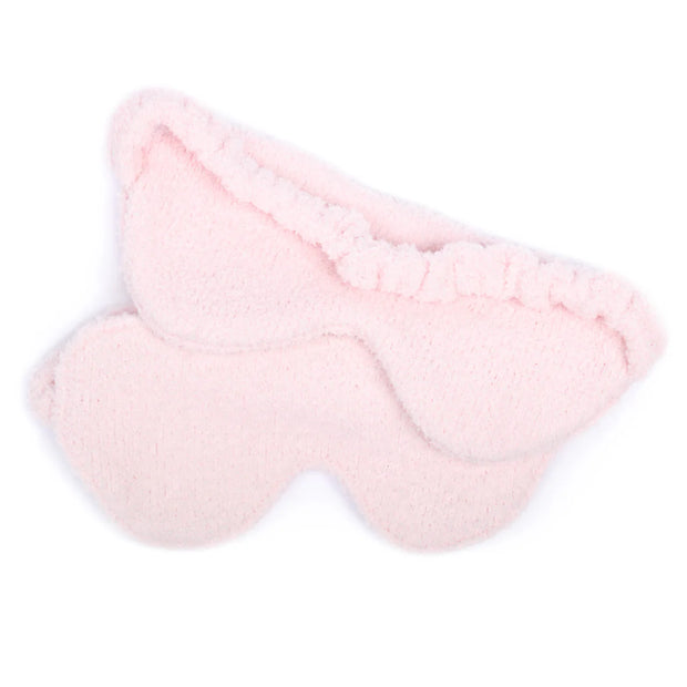 Kashwere Ultra Plush Eye Masks Available In Creme, Linen, Wheat, Soapstone, Stone, Walnut, Midnight Grey, Black, Navy, Vintage Blue, Maliblu, Ice Blue, Iris, Pink and Blossom