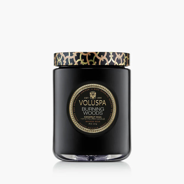 Voluspa Burning Woods Large Jar Candle ~ 18oz