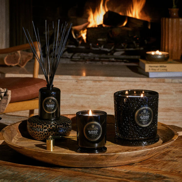Voluspa Burning Woods Reed Diffuser