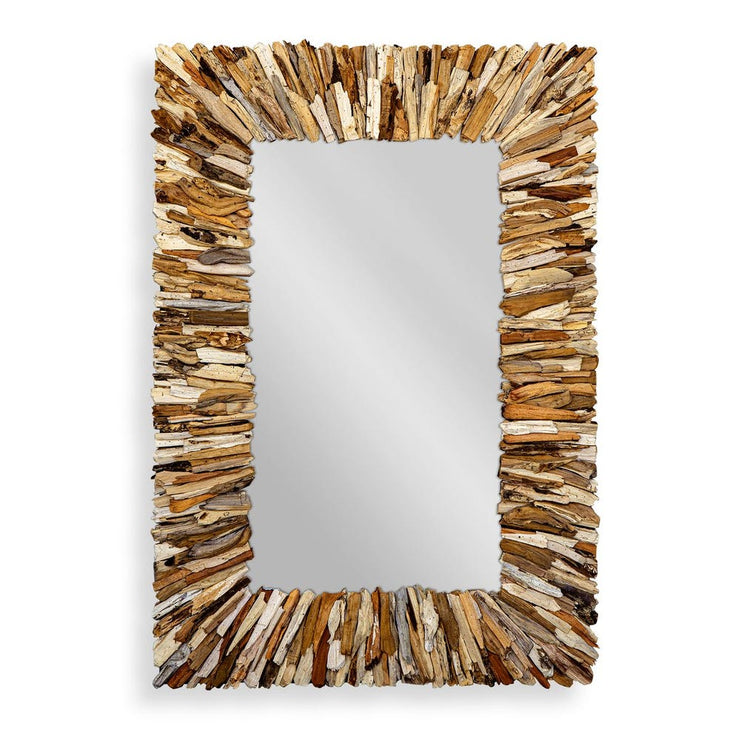 Uttermost Teak Branch Natural Rectangle Mirror