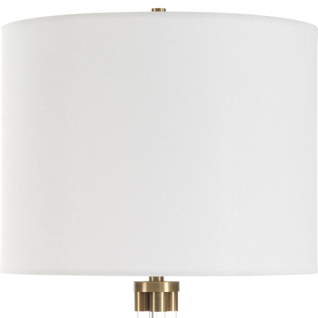 Uttermost Outline Clear Acrylic With Brass Accents Cordless Table Lamp
