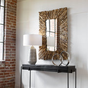 Uttermost Teak Branch Natural Rectangle Mirror