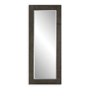 Uttermost Figaro Rustic Wood Gray Washed Mirror