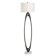 Uttermost Sonic Rich Dark Bronze Open Oval Floor Lamp