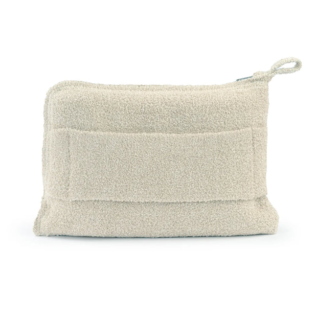 Kashwere Ultra Plush Linen with Desert Dune Fleck Travel Blanket, Pouch, Eye Mask and Spa Socks Set
