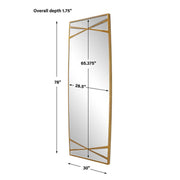 Uttermost Gentry Antique Gold Oversized Mirror