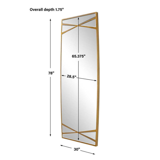 Uttermost Gentry Antique Gold Oversized Mirror