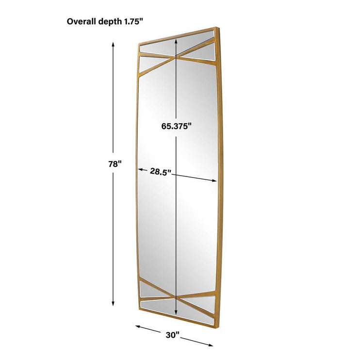 Uttermost Gentry Antique Gold Oversized Mirror