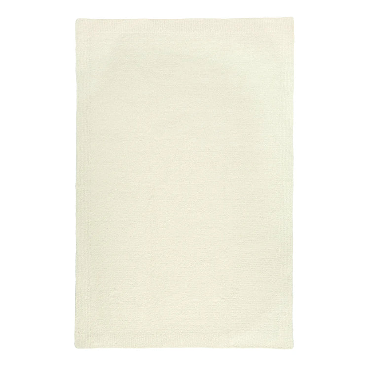 Kashwere Ultra Plush Linen and Creme Stripe Travel Blanket With Pouch