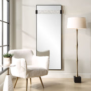 Uttermost Stratton Sophistication Satin Black Iron Mirror