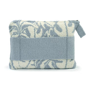 Kashwere Ultra Plush Maliblu and Linen Botanical Travel Blanket With Pouch