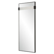 Uttermost Stratton Sophistication Satin Black Iron Mirror