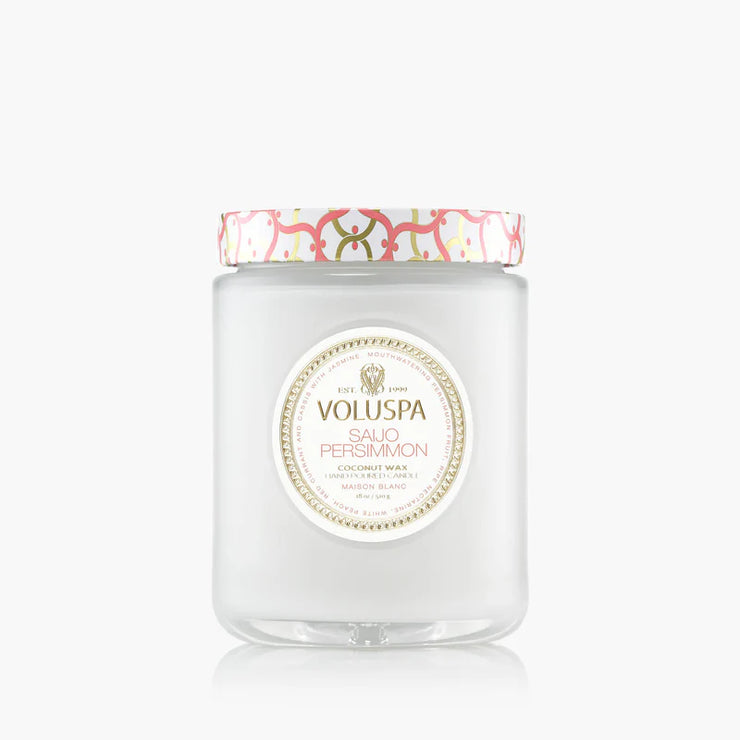 Voluspa Saijo Persimmon Large Jar Candle ~ 18oz