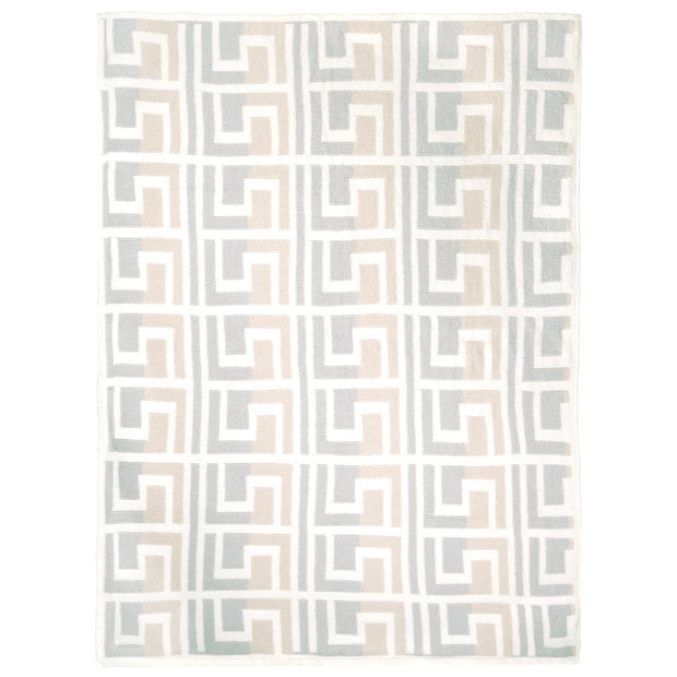 Kashwere Ultra Soft Grecian Crème, Soapstone and Linen Throw