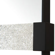 Uttermost Stratton Sophistication Satin Black Iron Mirror