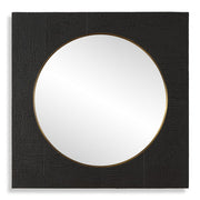 Uttermost Ember Rich Black Wood Charring Square Mirror