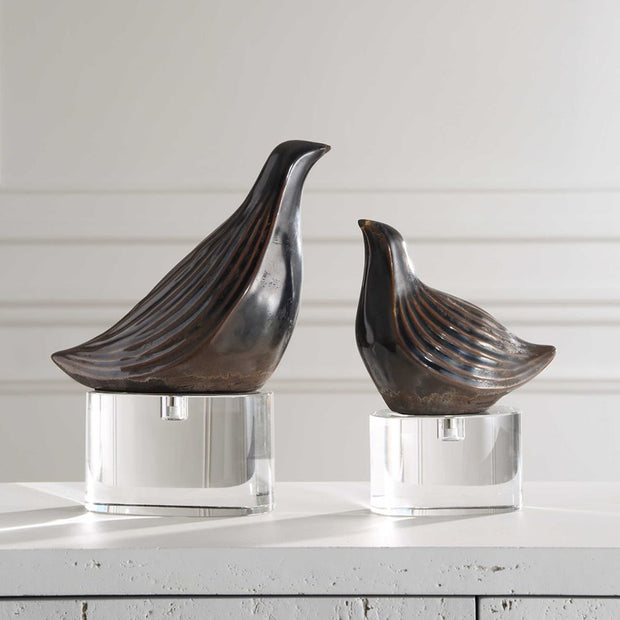Uttermost Nesting Birds Set of 2 Sculptures