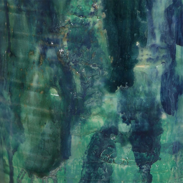 Uttermost Out Of The Blue Table Lamp With Antique Brass Accents