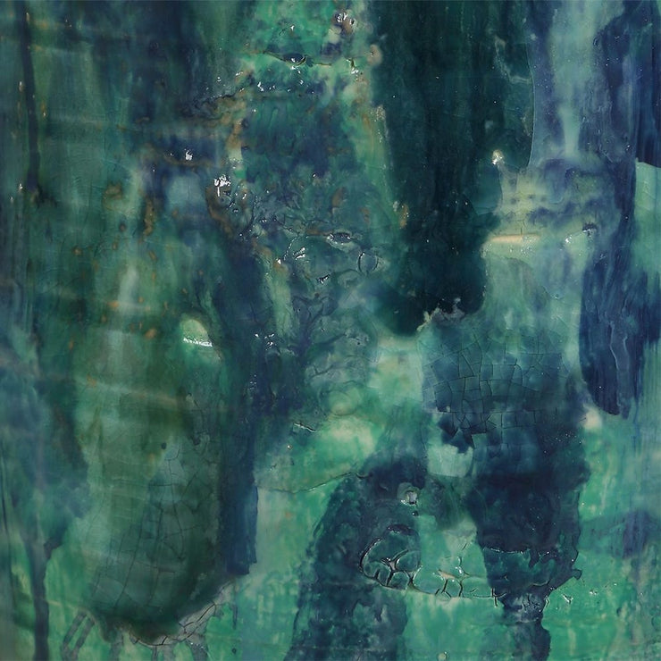 Uttermost Out Of The Blue Table Lamp With Antique Brass Accents