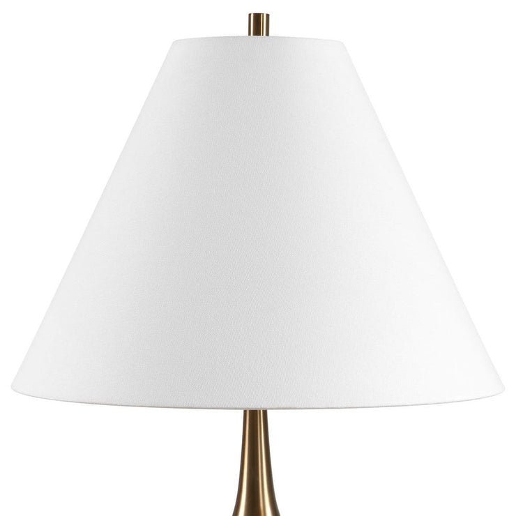 Uttermost McKay Dark Green Ribbed Table Lamp