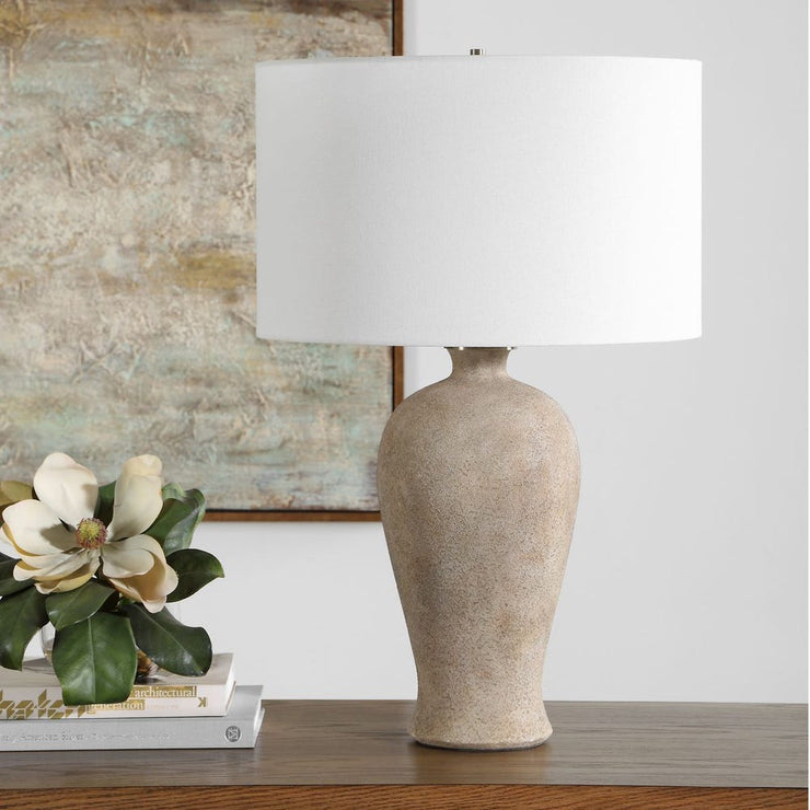 Uttermost Torres Organic Neutral Toned Table Lamp