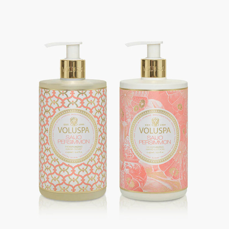 Voluspa Saijo Persimmon Hand Lotion And Soap