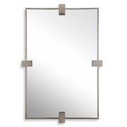 Uttermost Bateau Modern Gun Metal Mirror