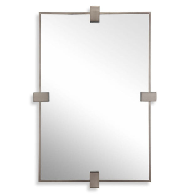 Uttermost Bateau Modern Gun Metal Mirror