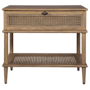 Uttermost Coast Natural Rattan Cane Side Table