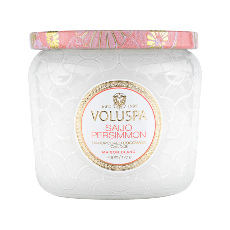 Voluspa Saijo Persimmon Petite Jar Candle ~ 4.5oz